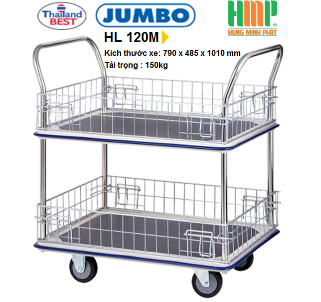 Xe đẩy hai tầng Jumbo HL-120M