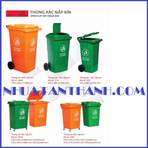 CUNG CẤP THÙNG RÁC NHỰA