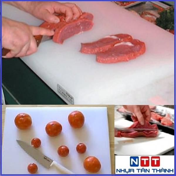 thớt nhựa dùng cho ngành thực phẩm