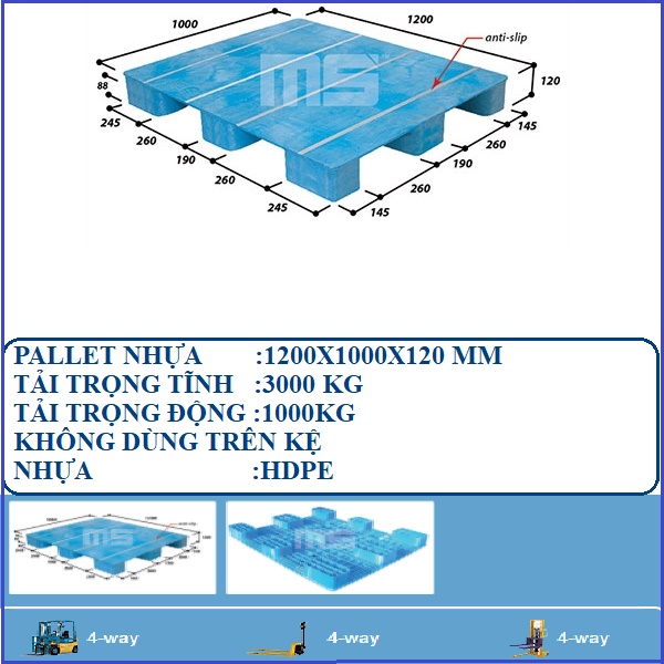 Pallet nhựa Tân Phú