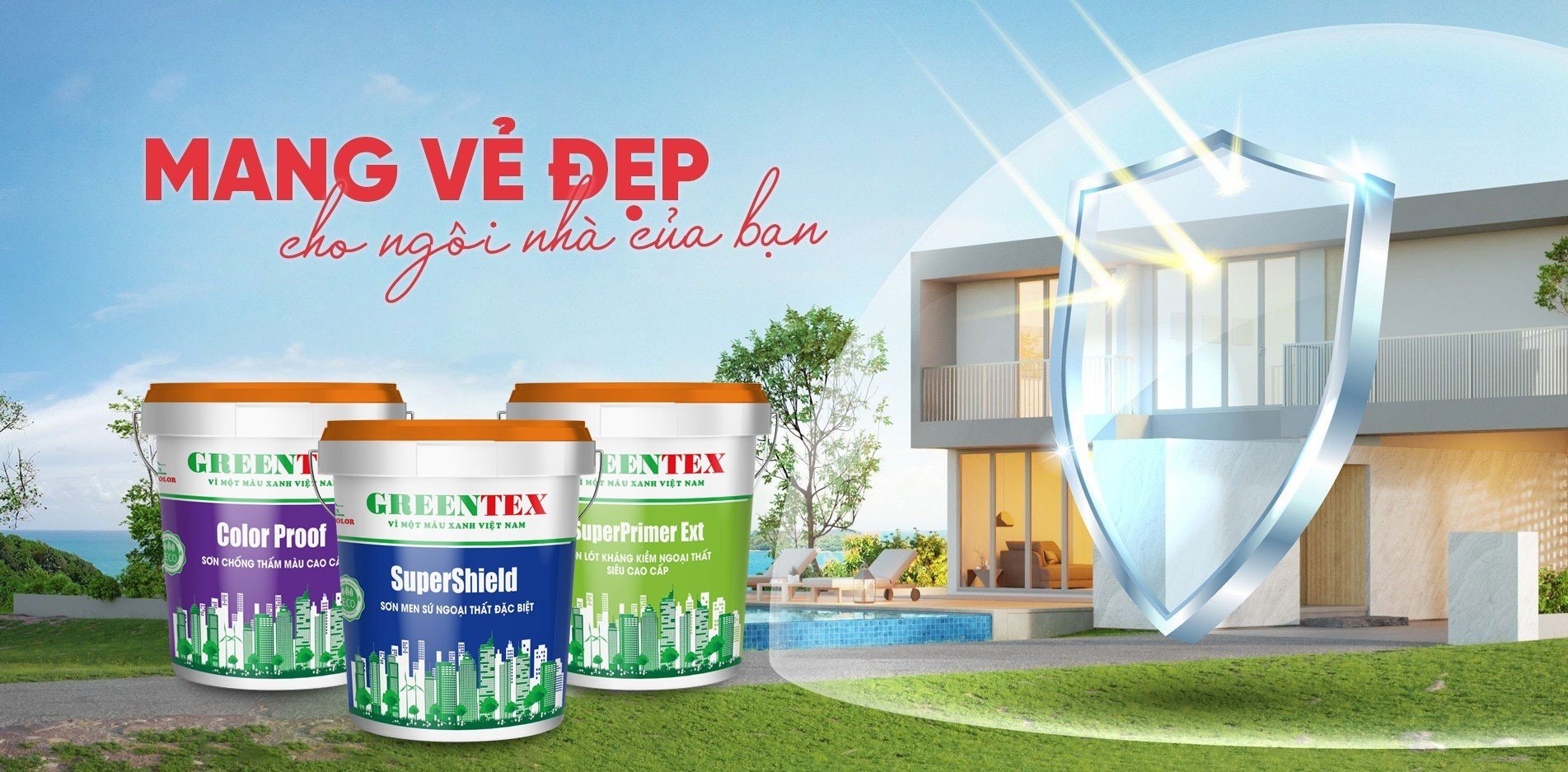 Sơn công nghệ xanh GREENTEX