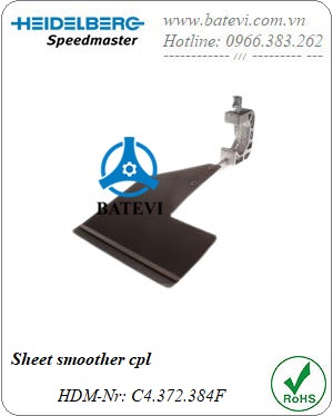 Sheet smoother cpl C4.372.384F