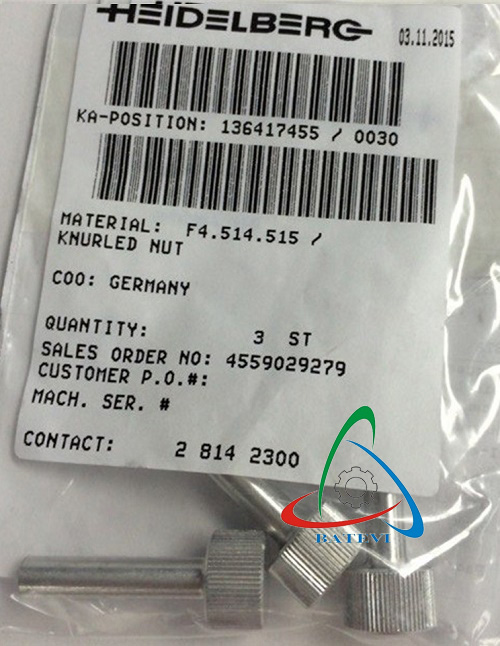 Knurled nut F4.514.515/