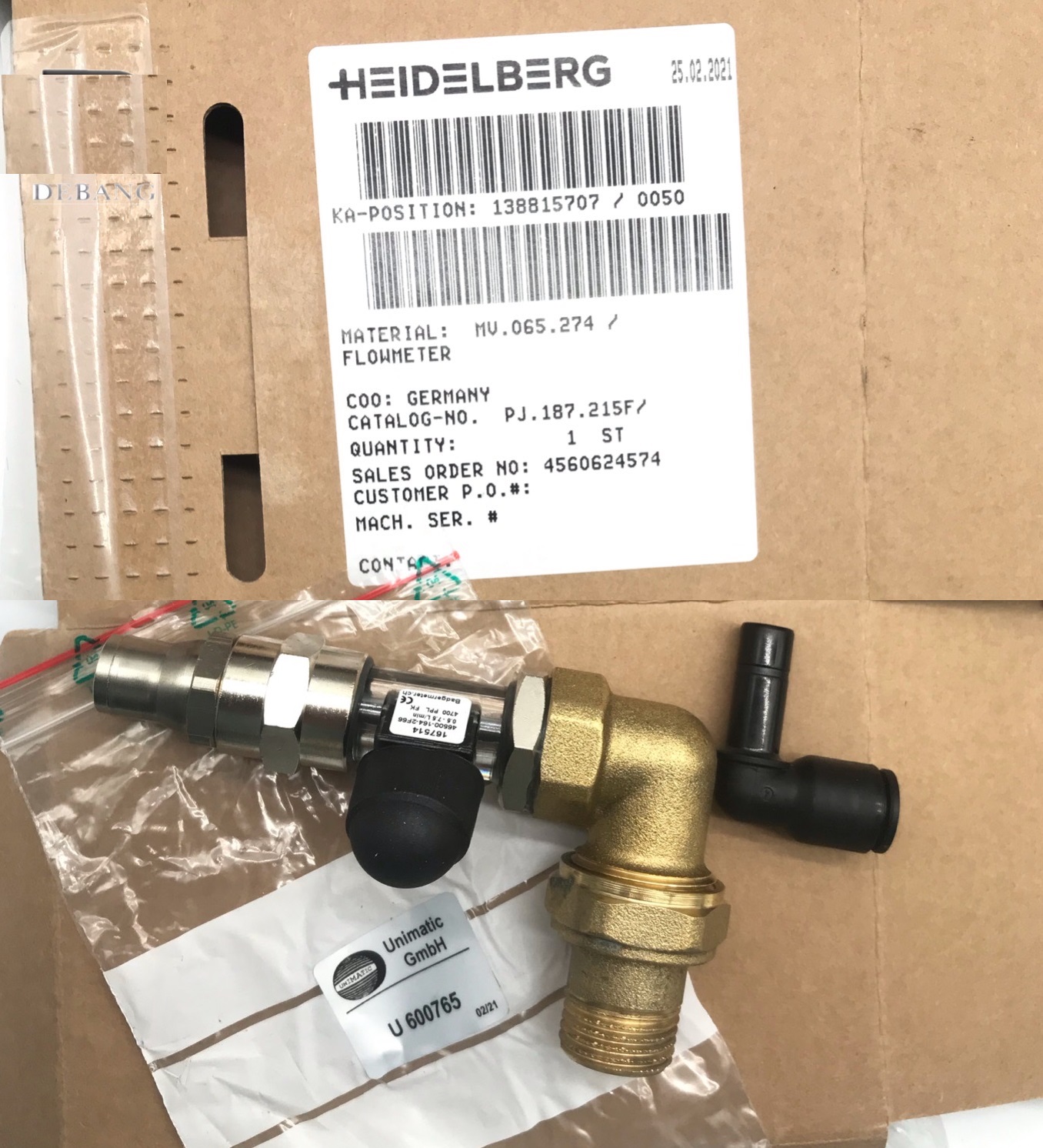 Flowmeter Cetak 00.580.4506