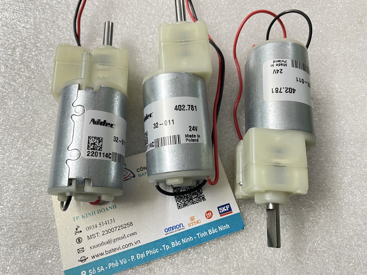 Động cơ một chiều Nidec 402.781