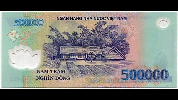 Các địa danh được in trên tiền Việt Nam.