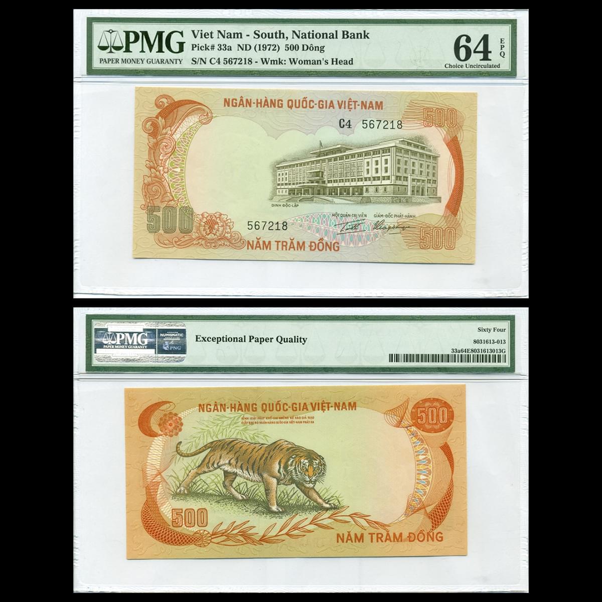 100 đồng, con trâu 1972 Việt Nam Cộng Hòa