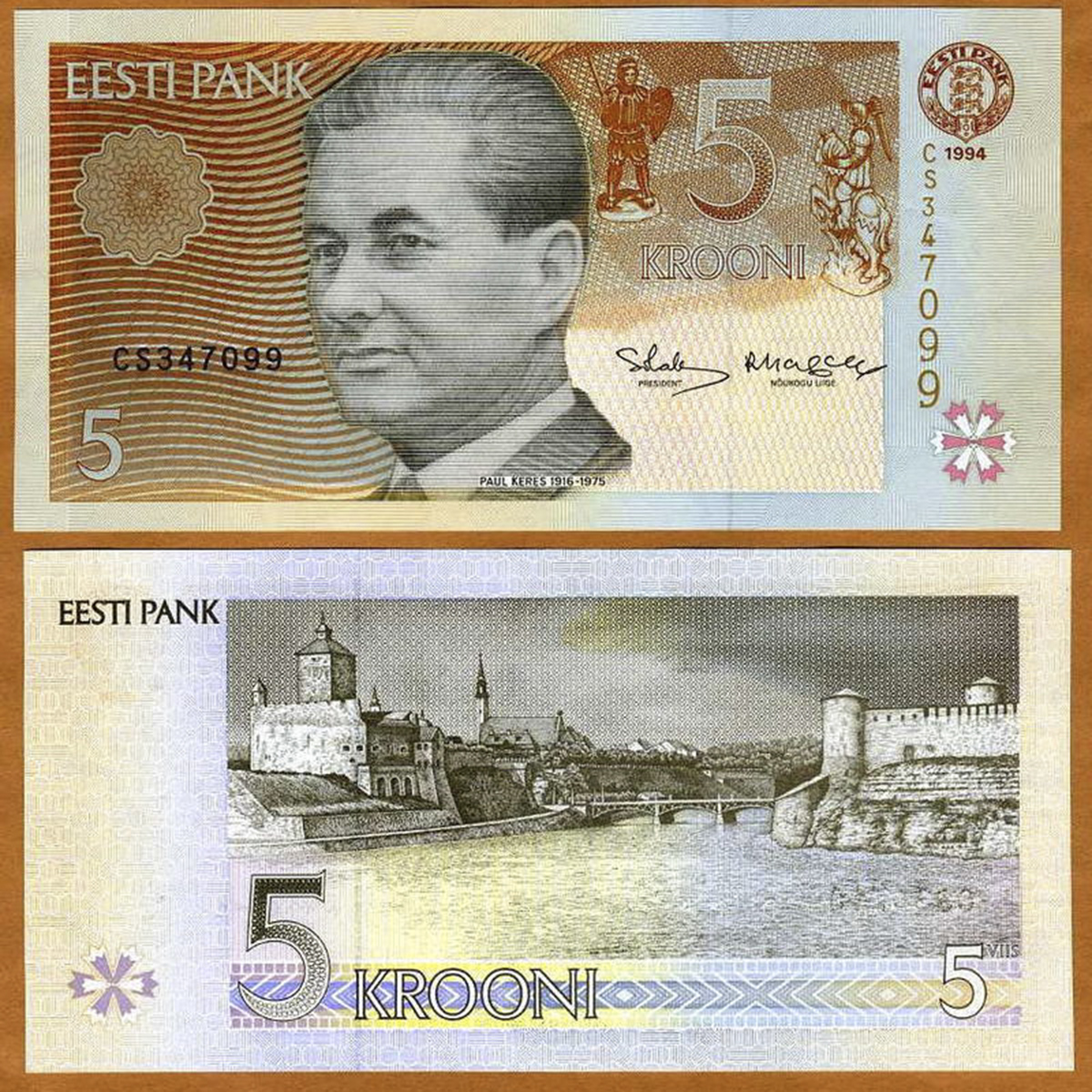 Estonia 5 kroon 1994