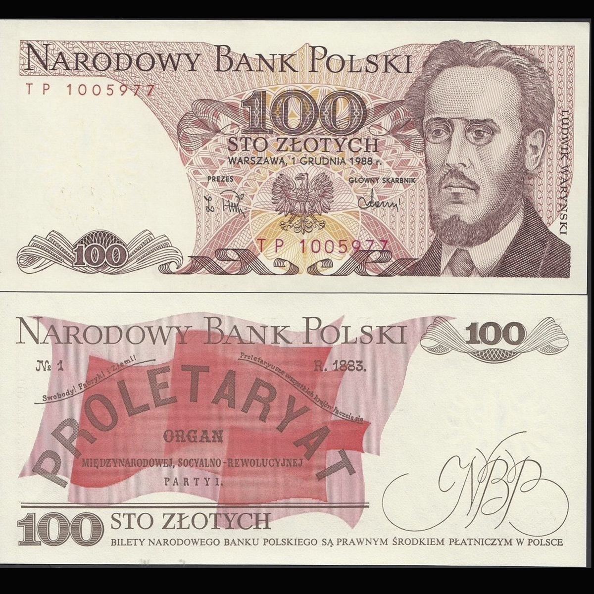 Poland (Ba Lan) 100 zlotych 1988