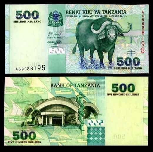 Tiền con rắn Tanzania