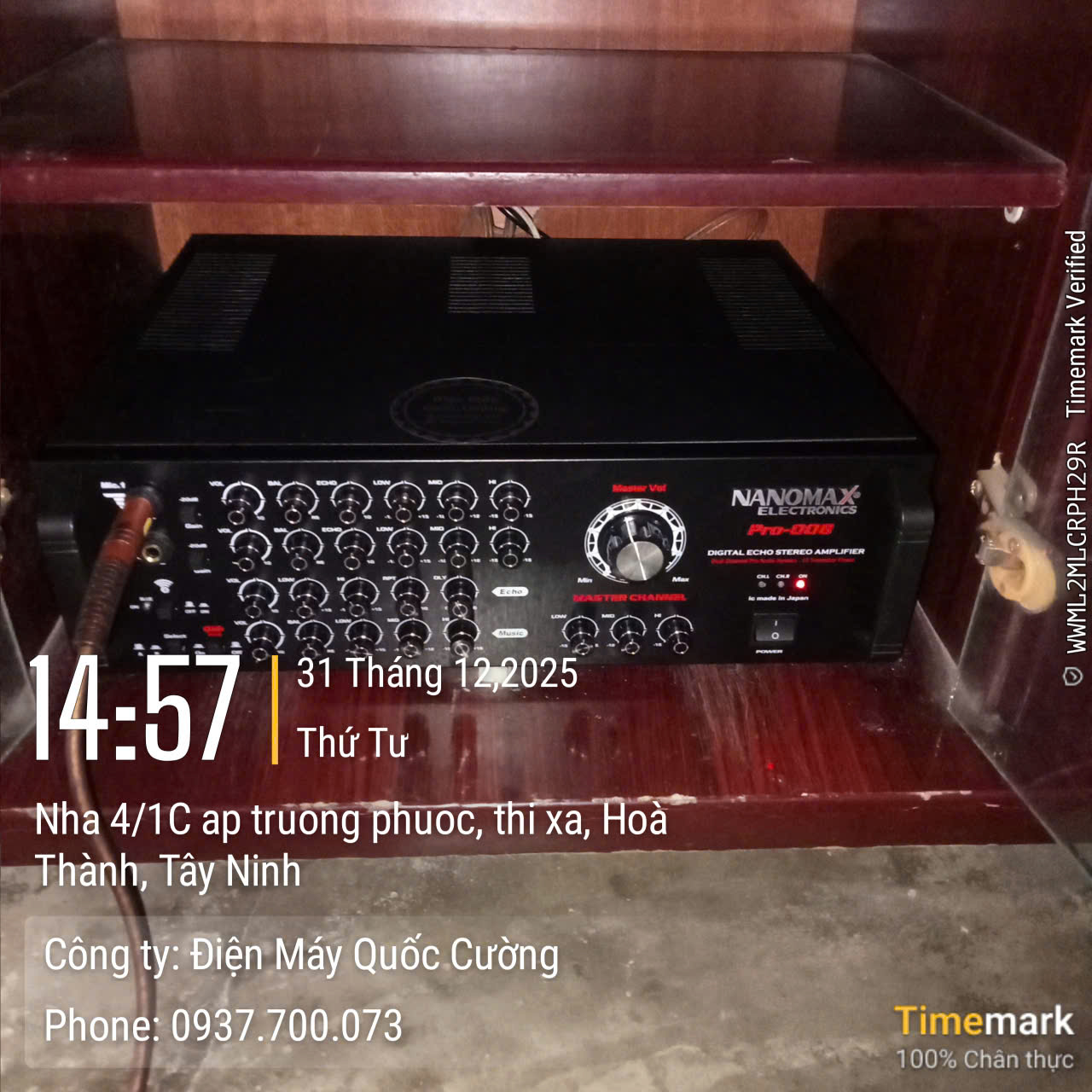 Amplifier Karaoke Nanomax Pro-008 12 Sò