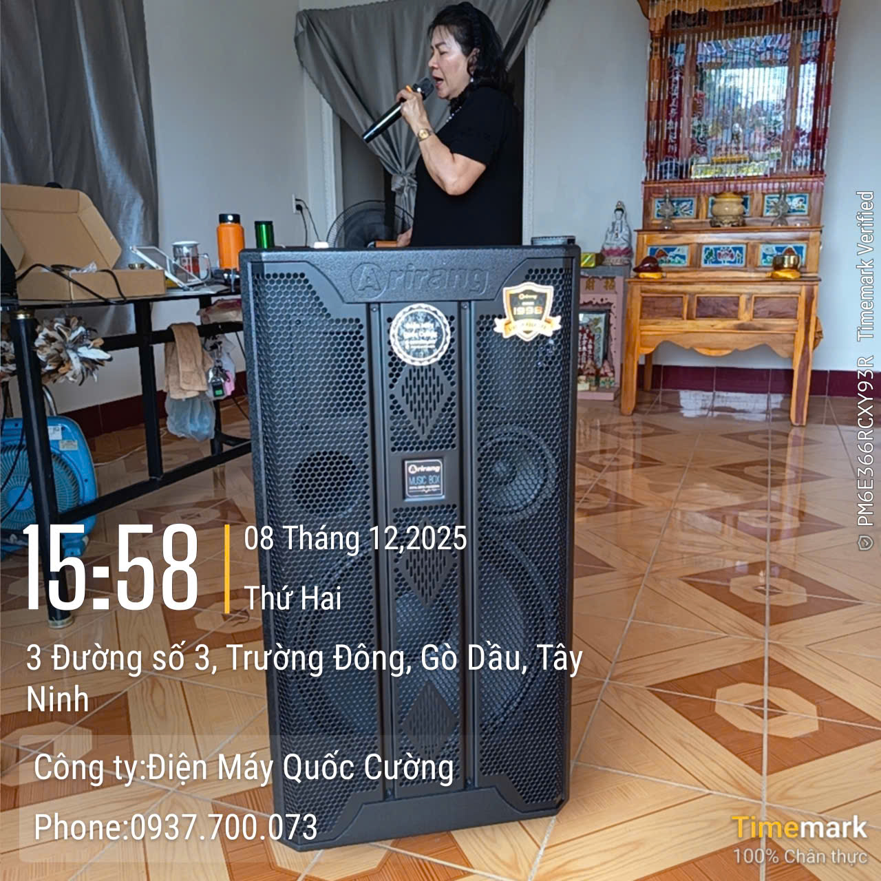 Loa karaoke Kéo Arirang MK3 Max Bass 40cm 1400W