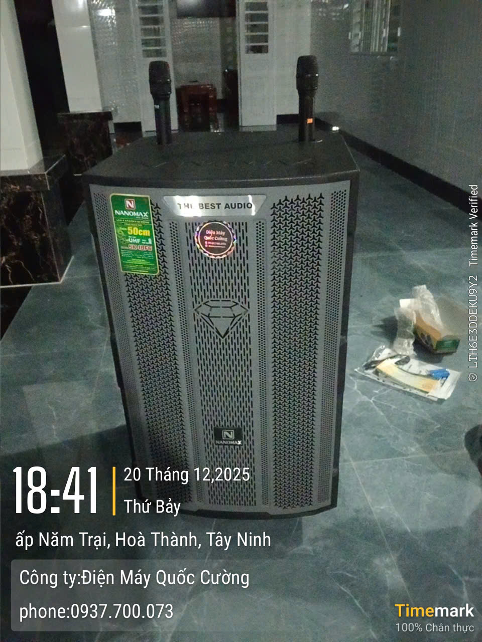 Loa karaoke Kéo Nanomax SK-18F6 Bass 50cm 1500w