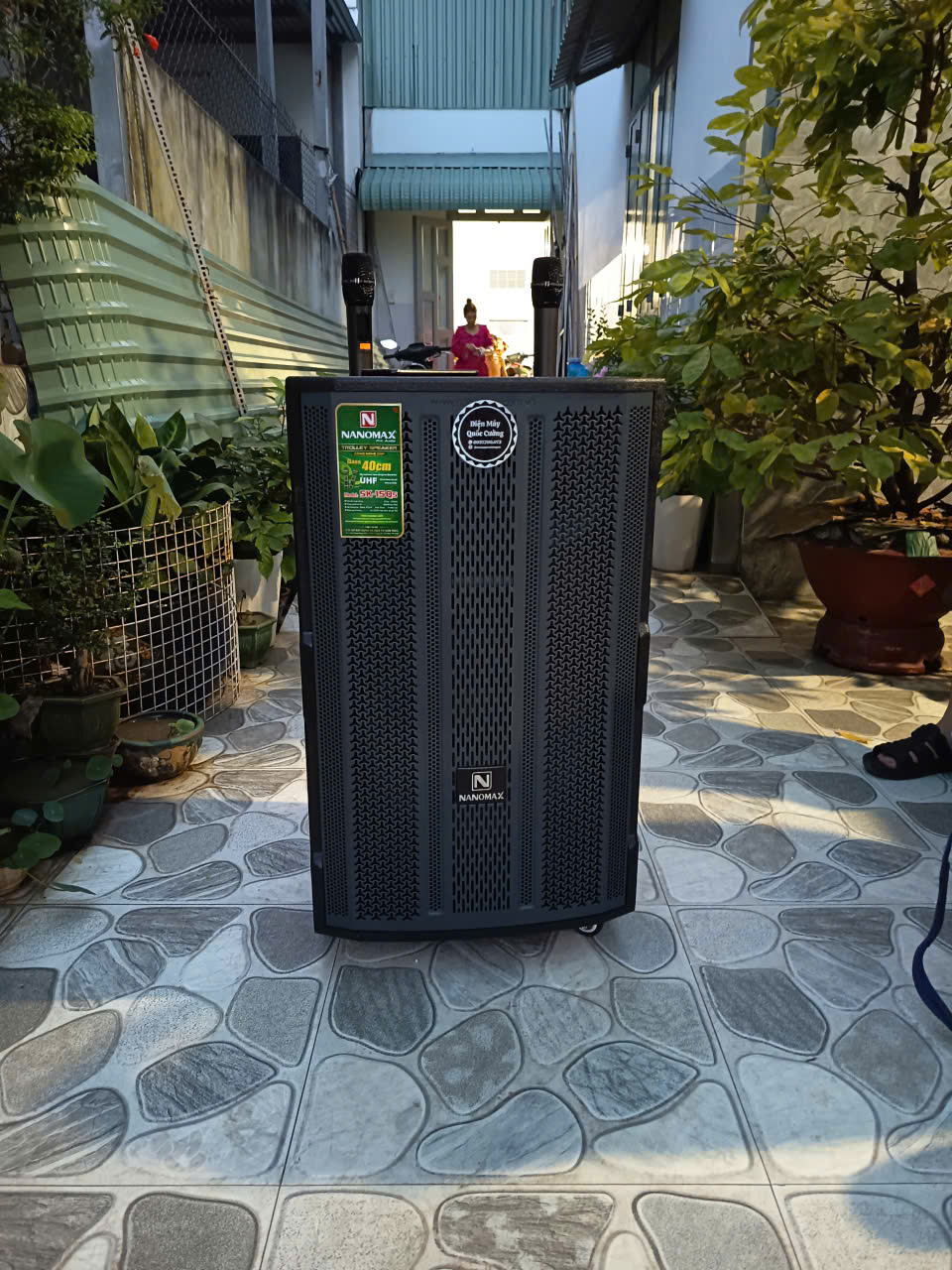 Loa Kéo Nanomax SK-15Q5 Bass 40cm 680w Karaoke Bluetooth