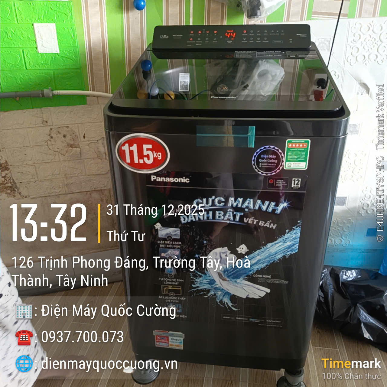 Máy Giặt Panasonic Inverter 11.5 Kg NA-FD115X3BV