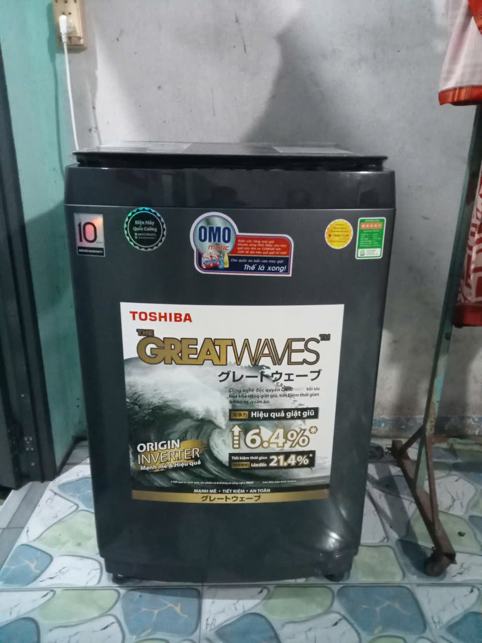 Máy giặt Toshiba Inverter 12 kg AW-DUK1300KV(SG)