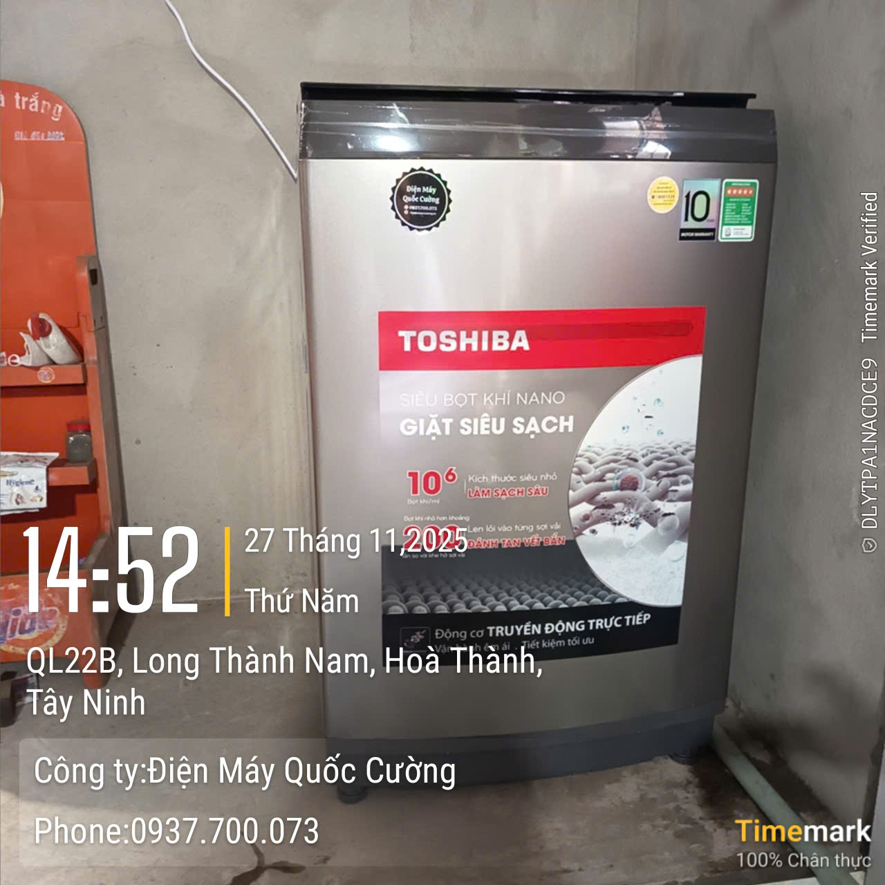 Máy Giặt Toshiba Inverter 15 Kg AW-DUM1600LV(SG)