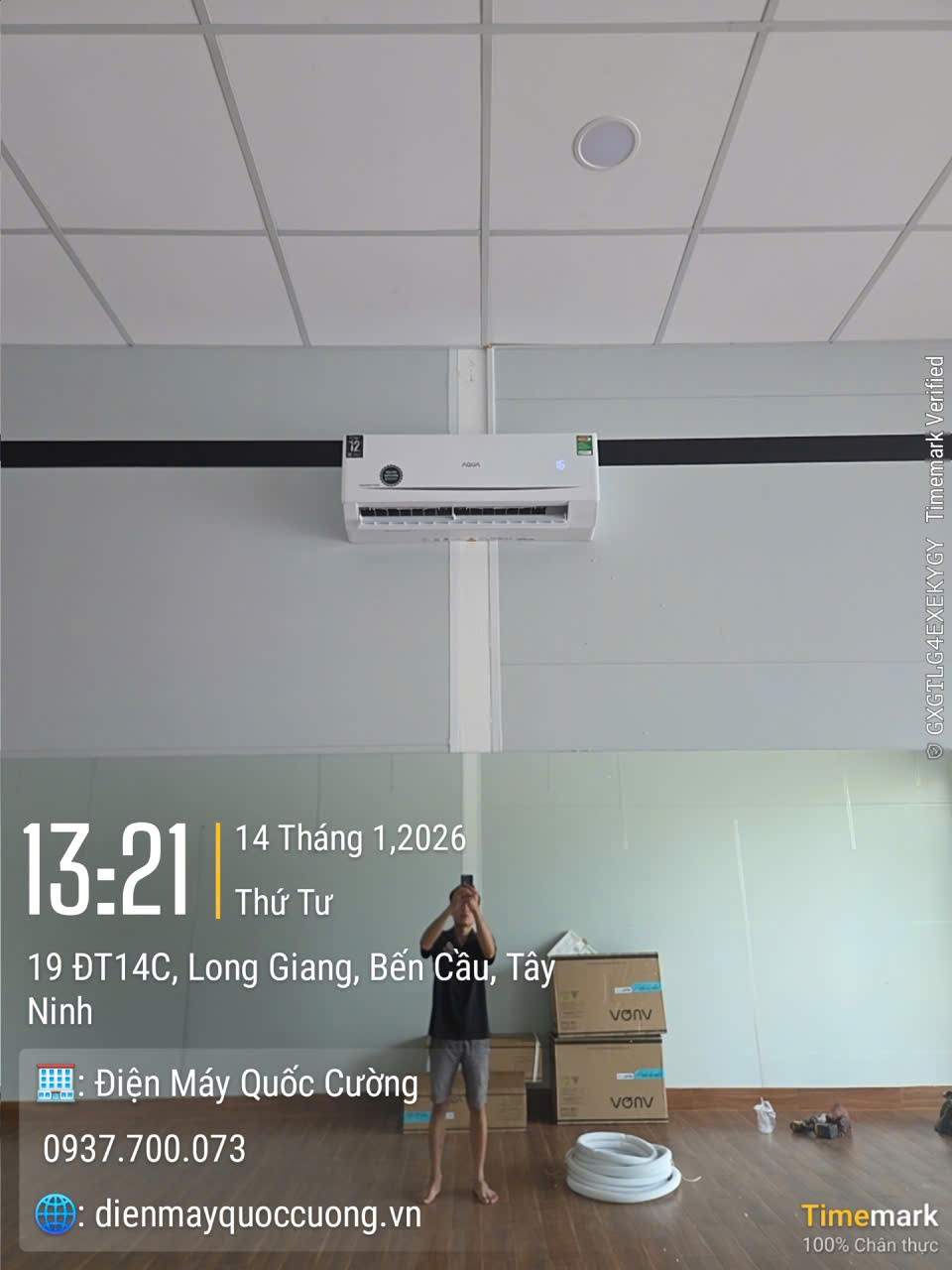 Máy Lạnh Aqua Inverter 1,5 Hp AQA-RV13ME