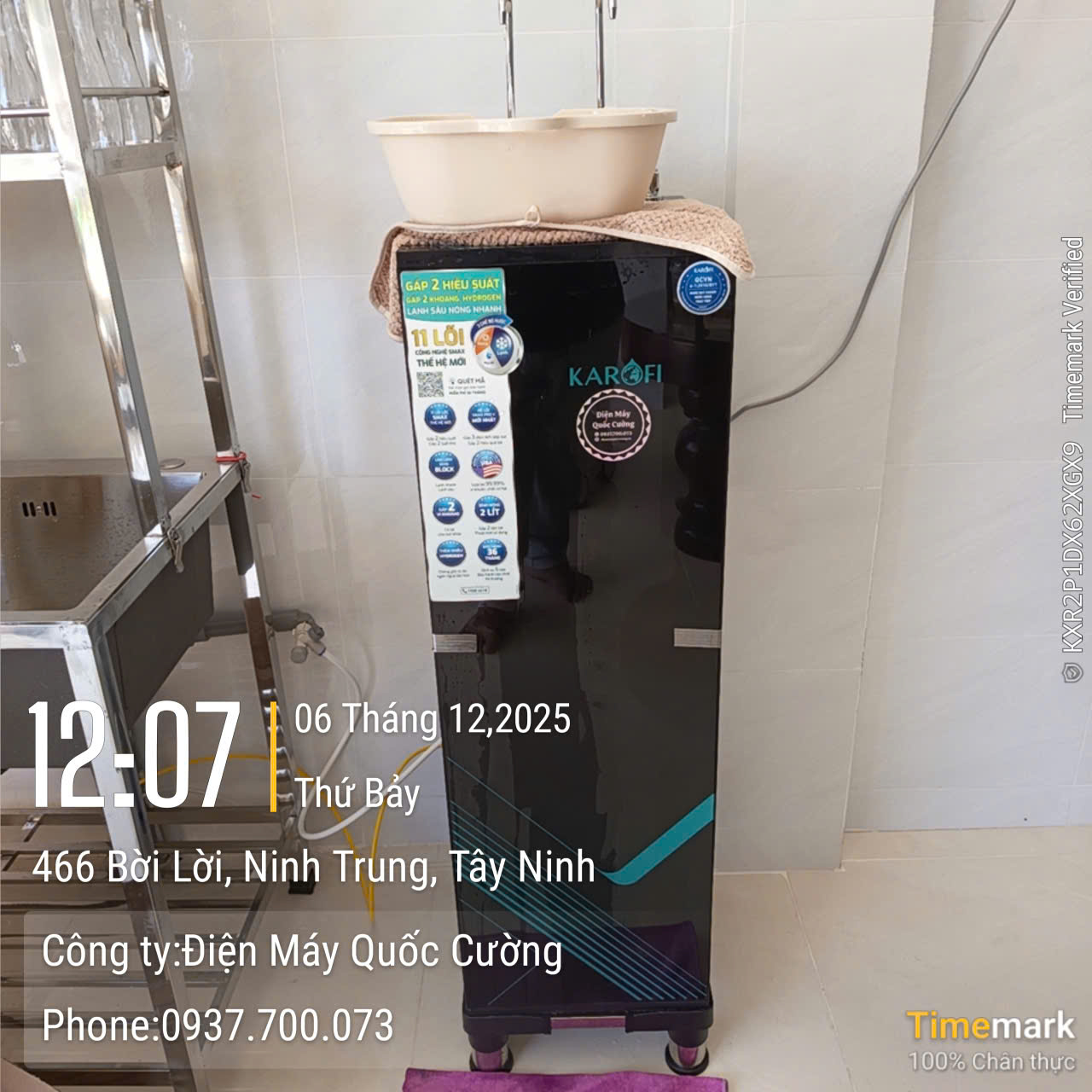 Máy lọc nước nóng lạnh Karofi KAD-M68