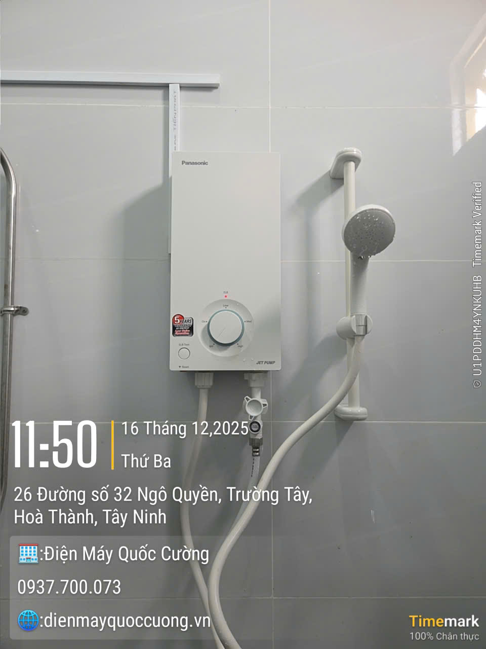 Máy nước nóng trực tiếp Panasonic 4500W DH-4VP1VW