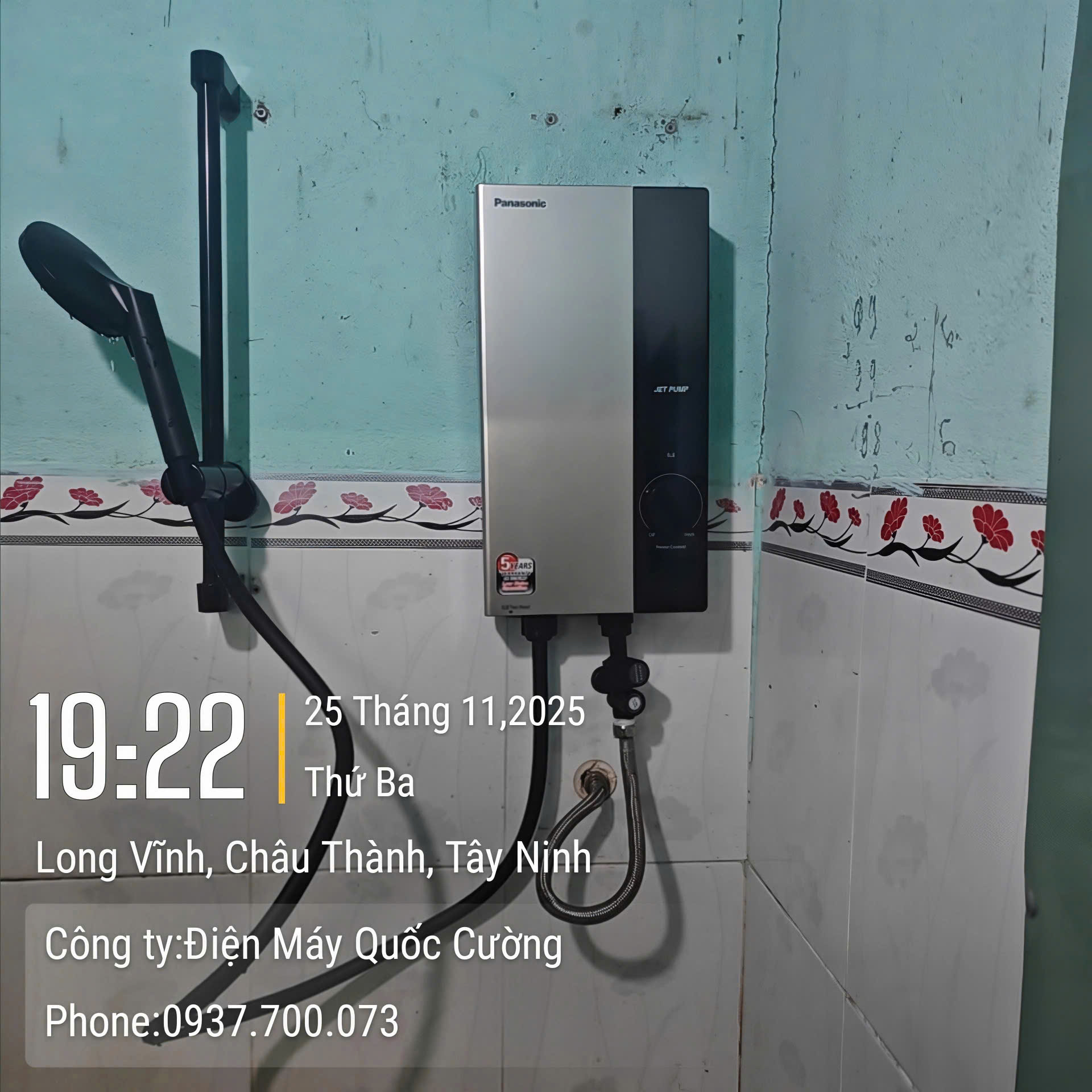 Máy Nước Nóng Trực Tiếp Panasonic DH-4UP1VS 4500W