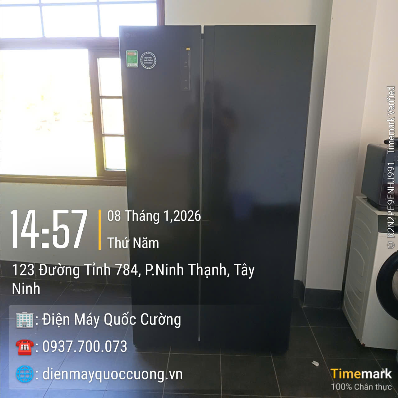 Tủ lạnh LG Inverter 519 lít Side By Side GR-B256BL