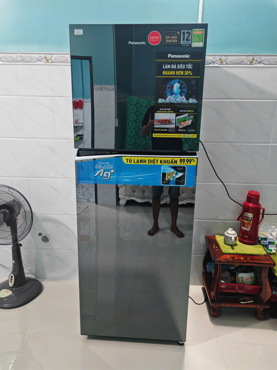 Tủ lạnh Panasonic Inverter 366 lít NR-TL381VGMV