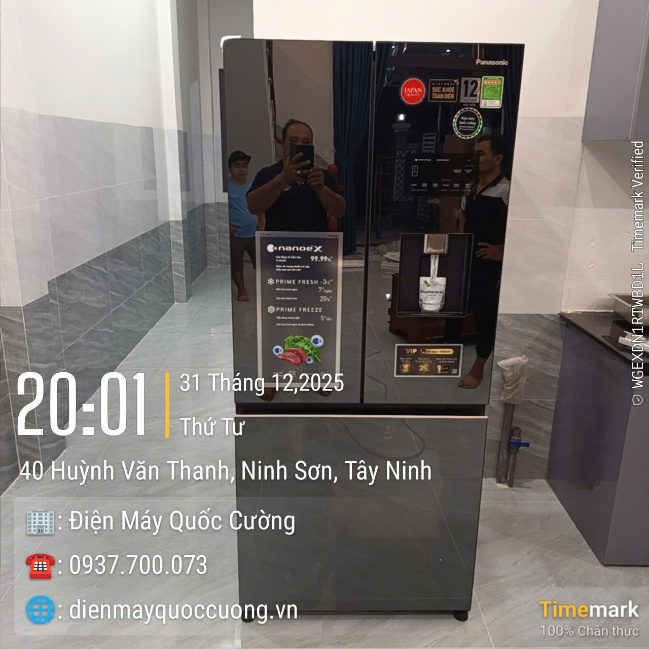 Tủ lạnh Panasonic Inverter 495 lít Multi Door NR-CW530XMMV