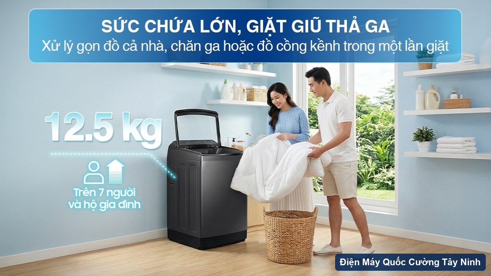 Công nghệ Eco Bubble trên máy giặt Samsung WA40F12E4CSV