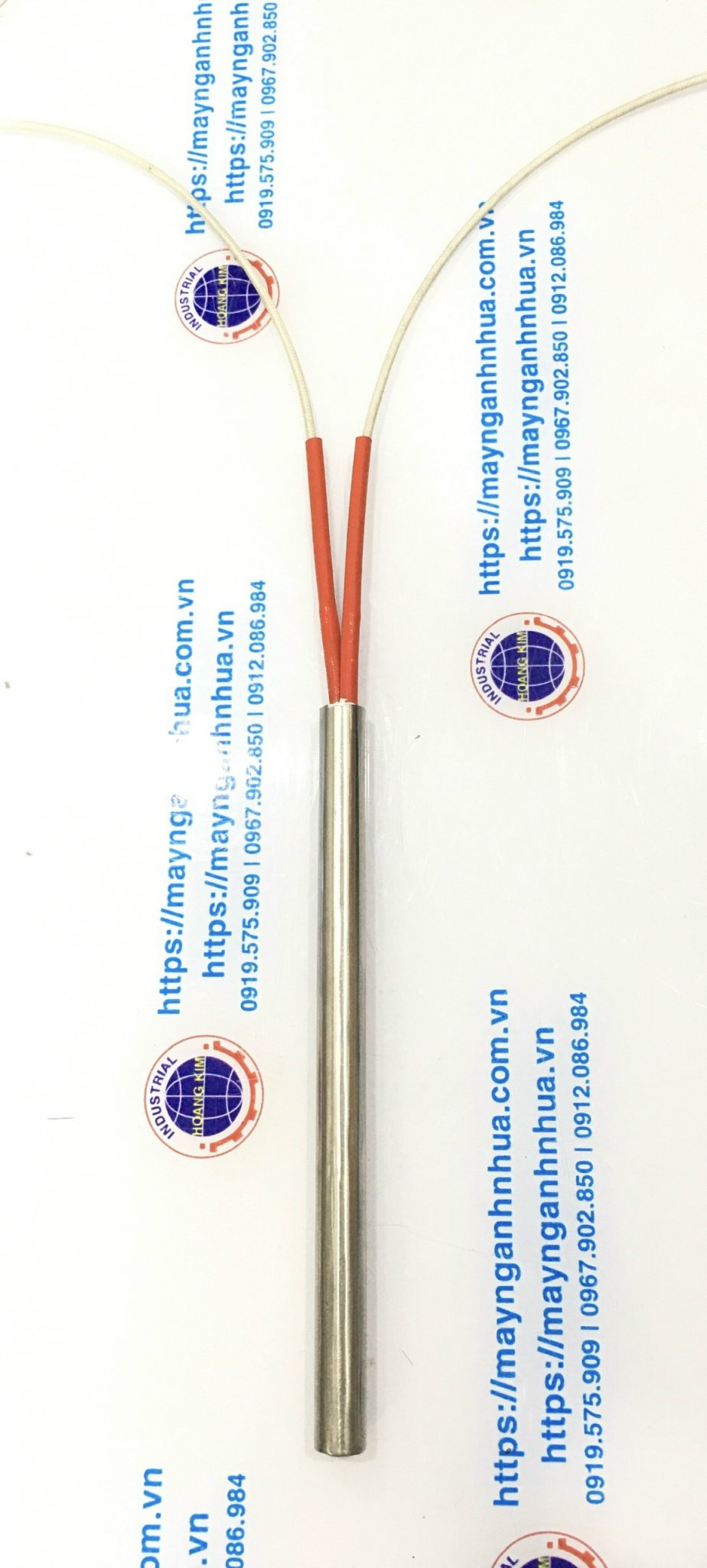 Điện trở 1 đầu phi 14 dài 200 điện áp 220v công suất 500w (ra dây dài 40cm)