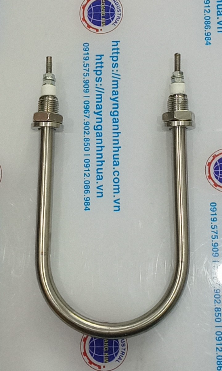 Điện trở nước U100 ren m16 phi 12 dài 150 điện áp 220V