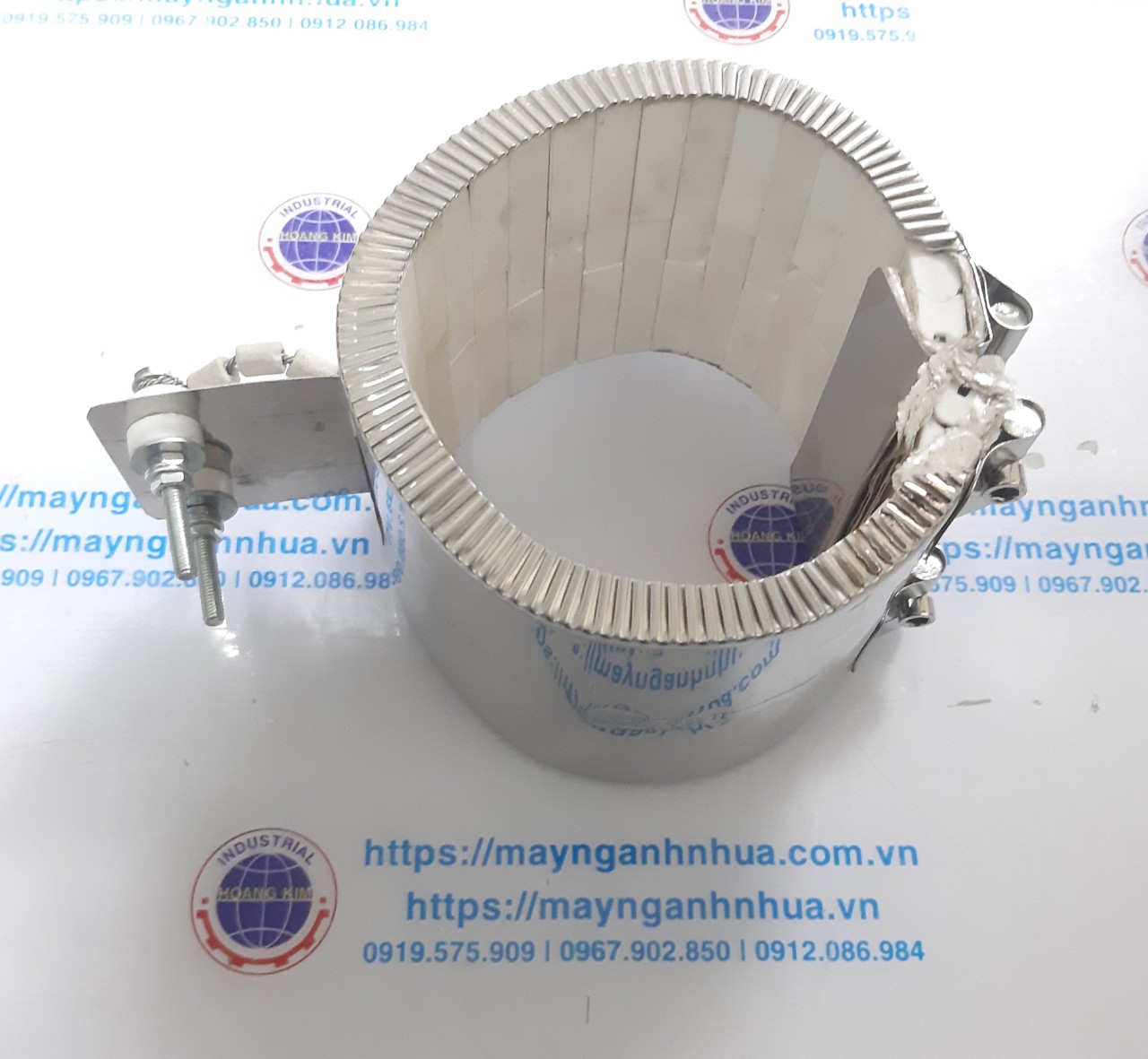 Điện trở vòng sứ ra ốc phi 110 cao 100 điện áp 220V công suất 1,7KW