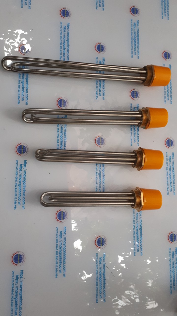 Cấu tạo điện trở đun nước dạng củ ren 48 điện áp 220v-380v công suất 3kw