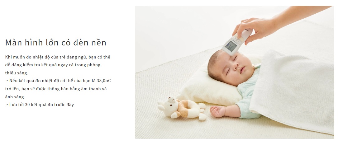 đo nhiệt độ trẻ em