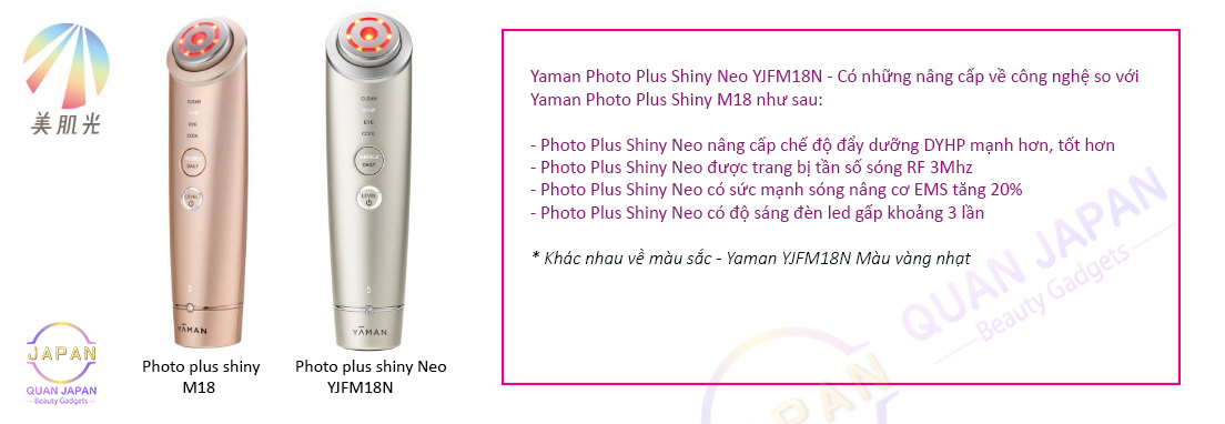 máy chăm sóc da yaman m18