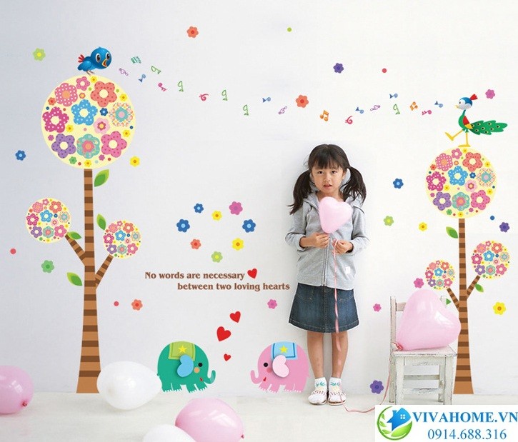 decal-dan-tuong-cay-hoa-mam-non