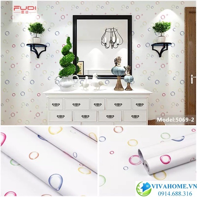 10m Giấy dán tường Bong bóng