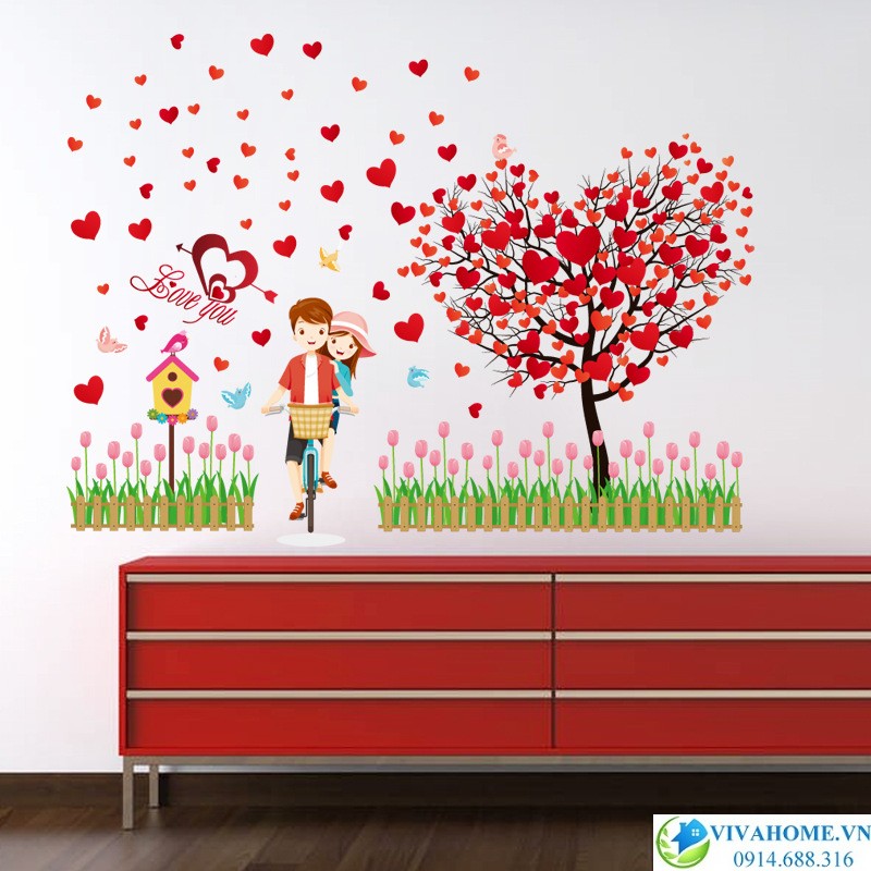 Decal dán tường Công viên tuổi trẻ