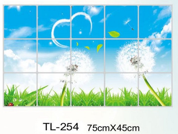 Decal dán bếp Bồ công anh tình yêu