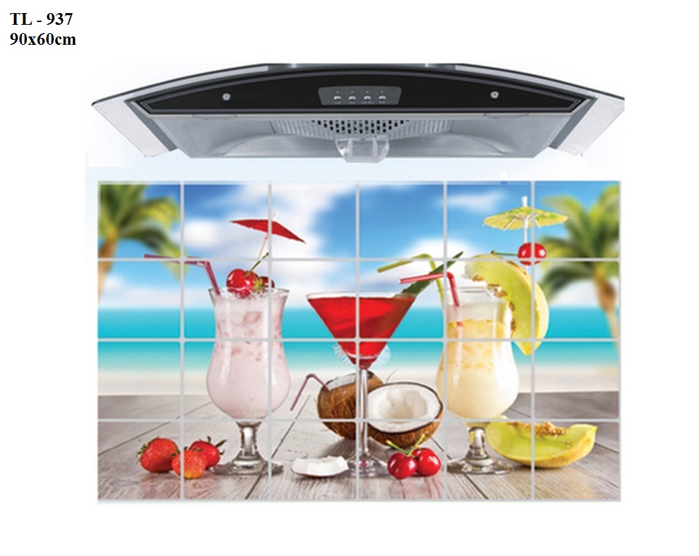 Decal dán bếp Ly sinh tố