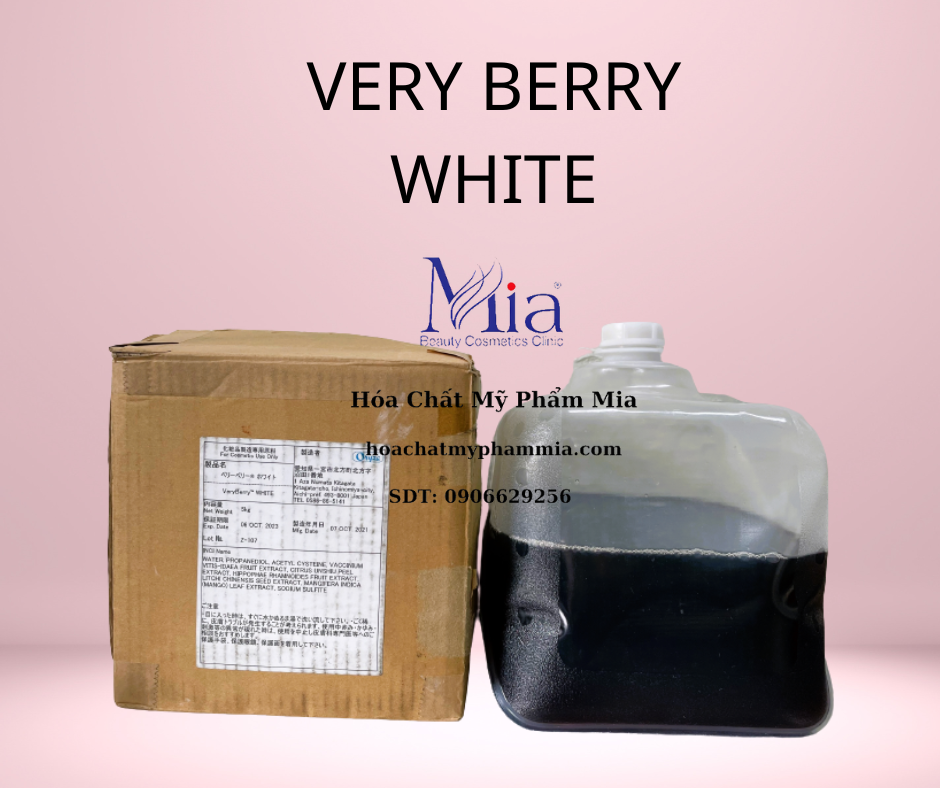 Veryberry White – Hoạt chất làm trắng chiết xuất từ 5 loại trái cây