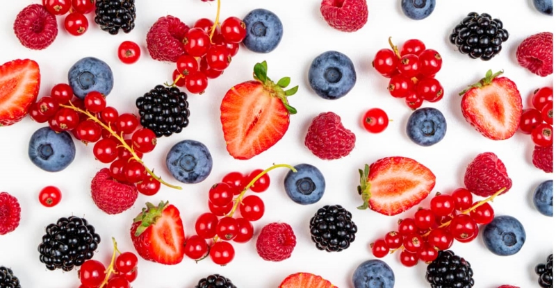 Quả mọng là một trong những thực phẩm tốt cho tóc