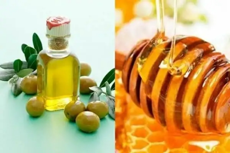 Dầu oliu và mật ong