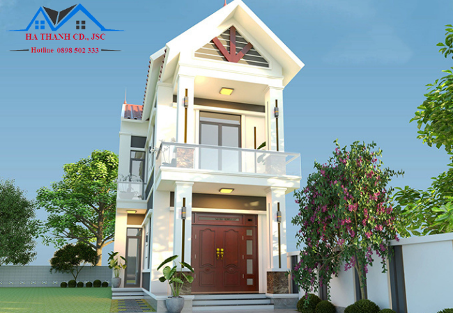 giá xây nhà ống 2 tầng