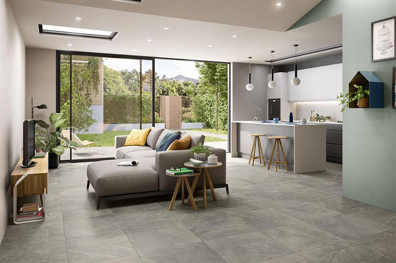 thiết kế phòng khách và bếp chung cho nhà nhỏ