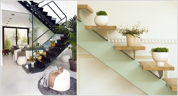 cách trang trí cầu thang đẹp
