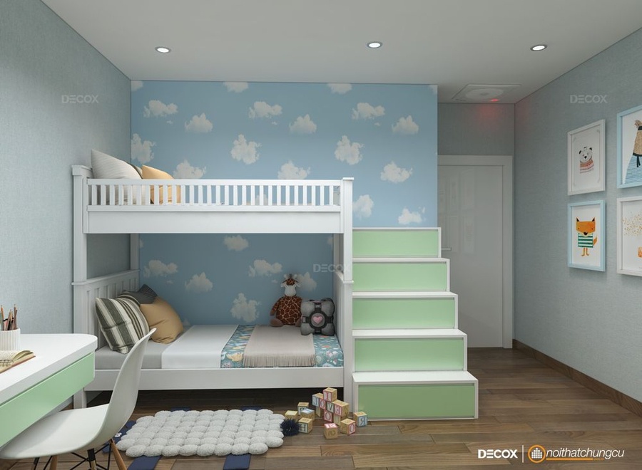 thiết kế giường tầng