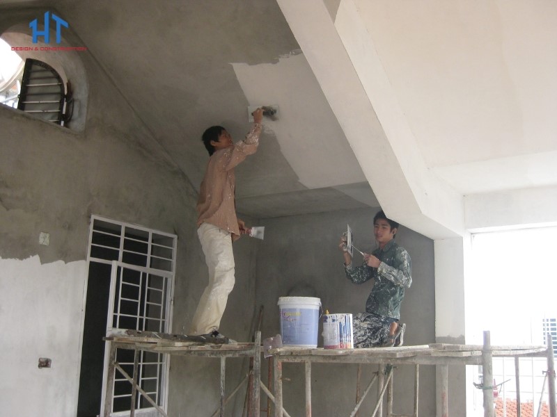 Thi công phần hoàn thiện