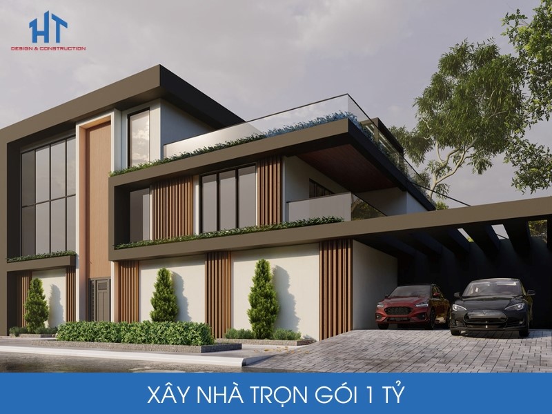 Xây Nhà Trọn Gói 1 Tỷ – Đẹp, Hiện Đại, Chi Phí Hợp Lý