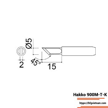 Mũi hàn Hakko 900M-T-K